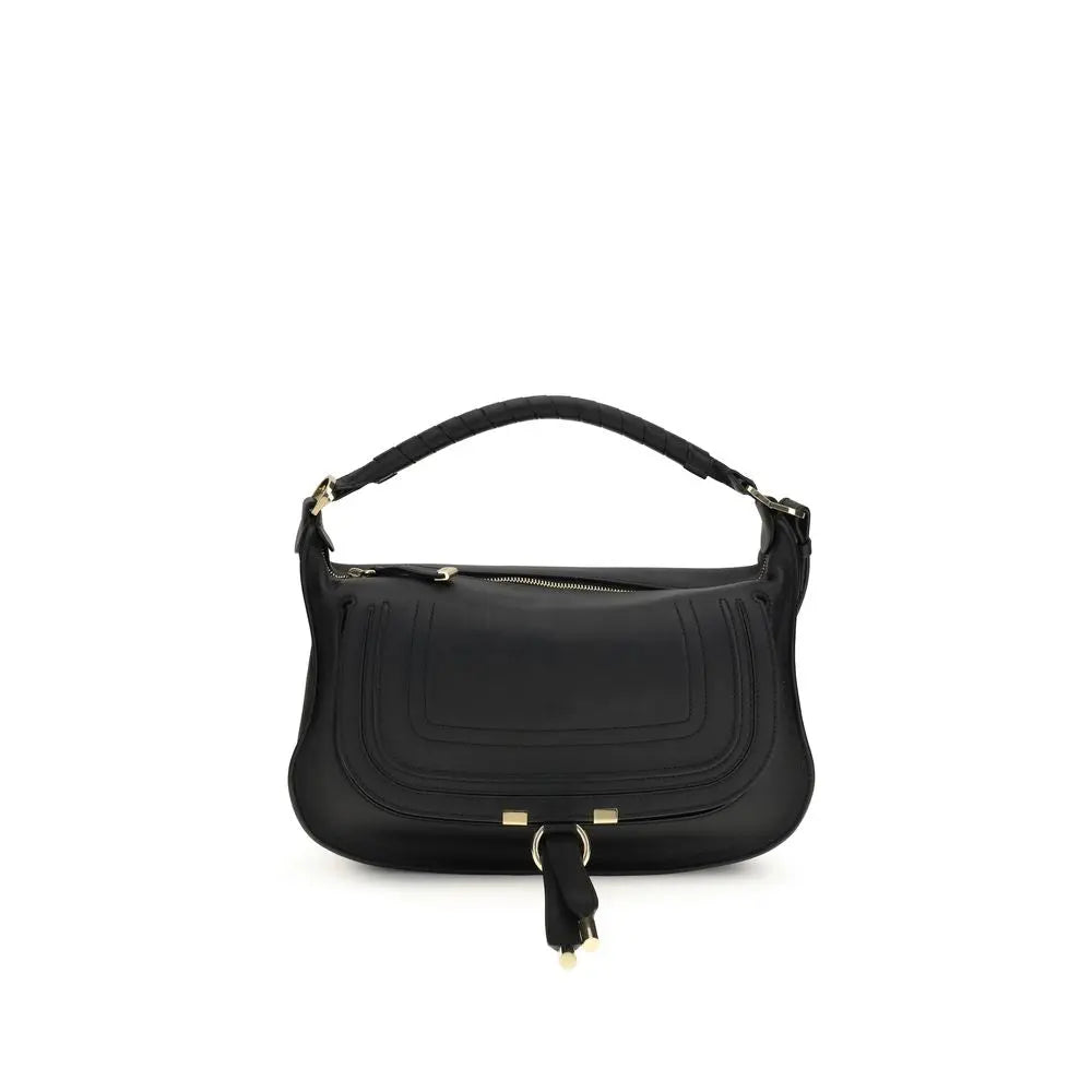 Black Calf Leather Bos Taurus Shoulder Bag Chloé