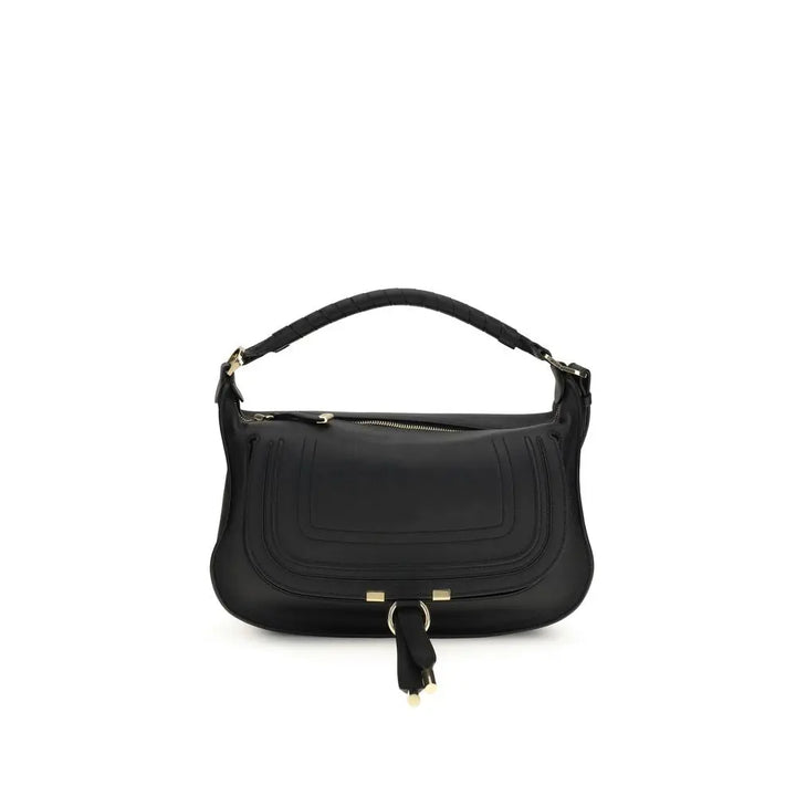 Black Calf Leather Bos Taurus Shoulder Bag Chloé