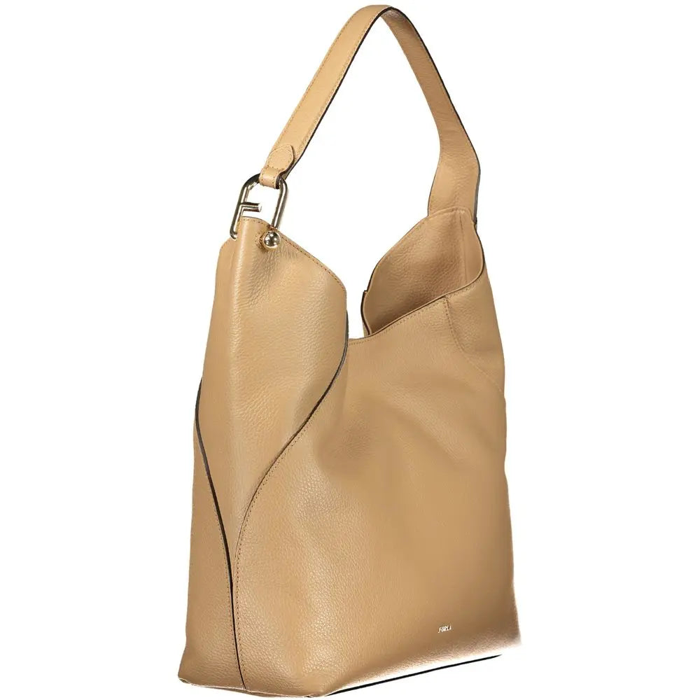 Marrone Leather Women Handbag Furla