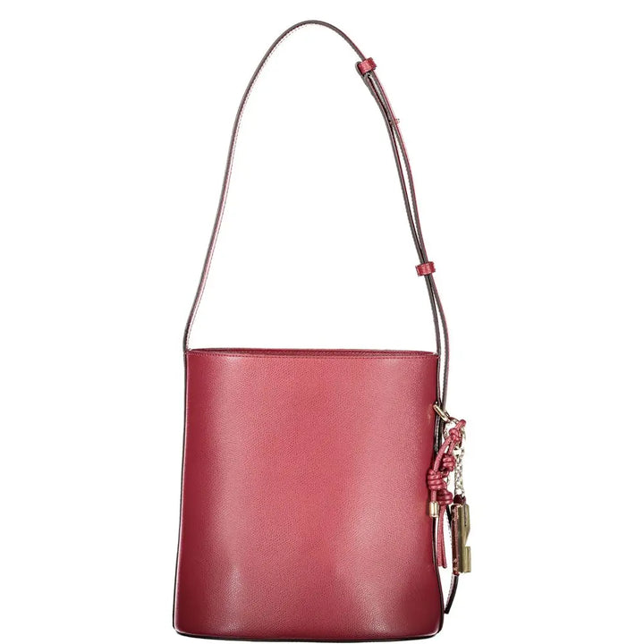 Rosso Leather Woman Bucket Bag Furla