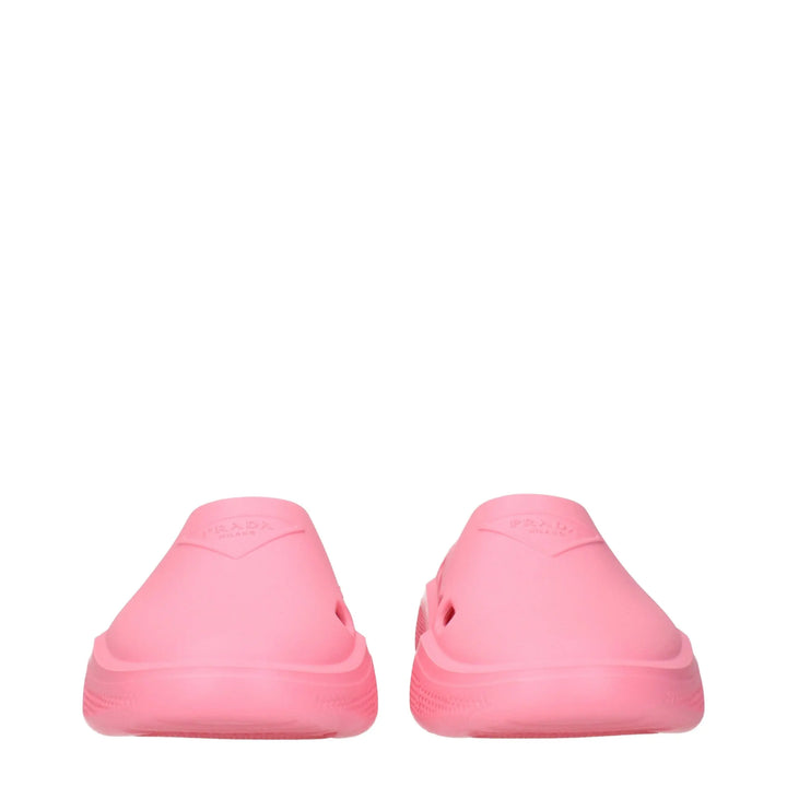 Pink Cotton Slippers Prada