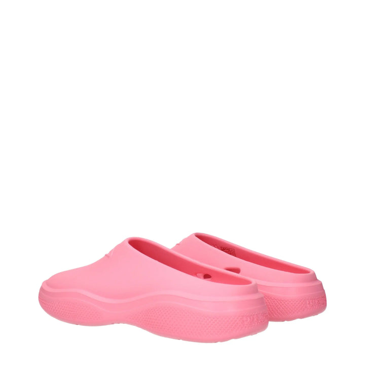 Pink Cotton Slippers Prada