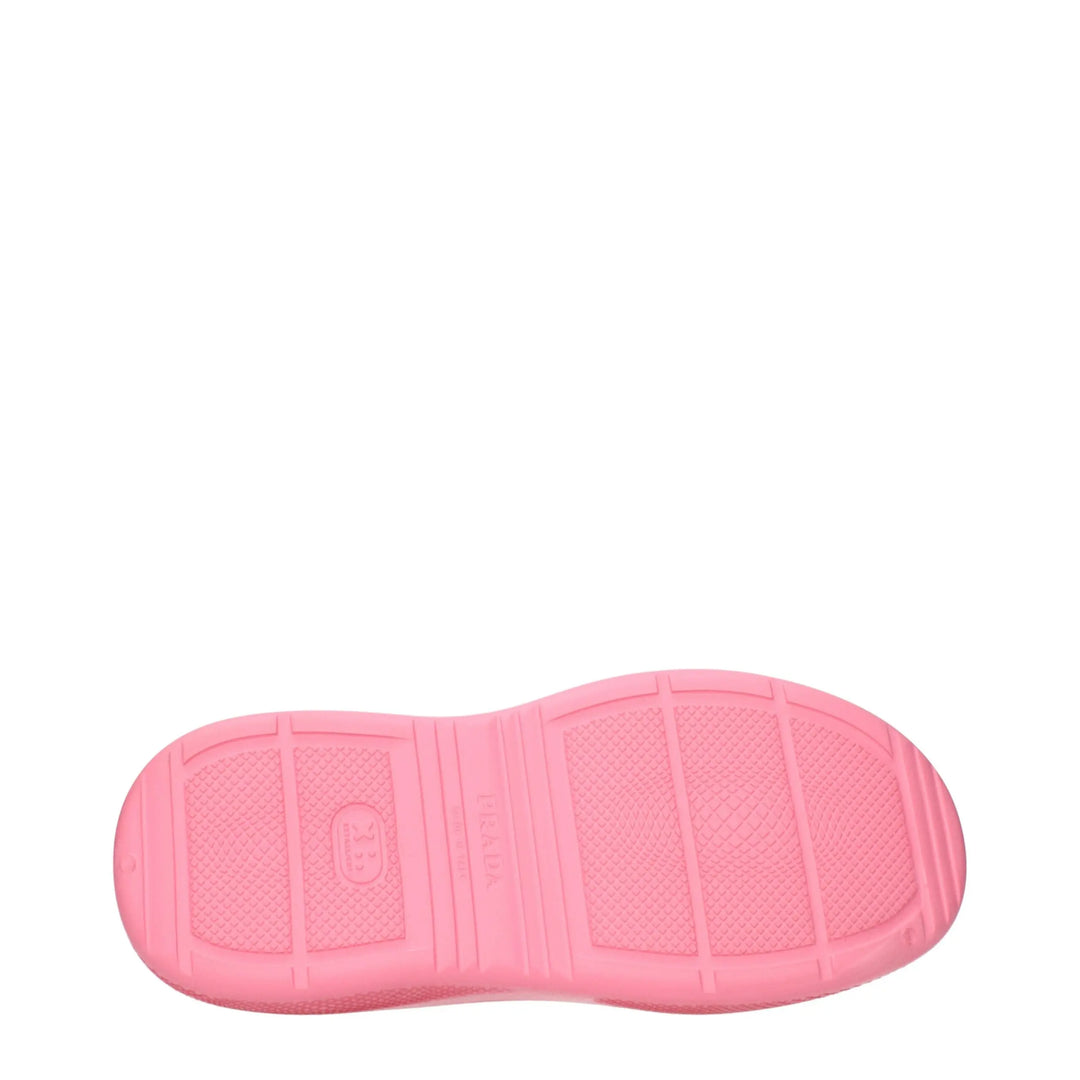 Pink Cotton Slippers Prada
