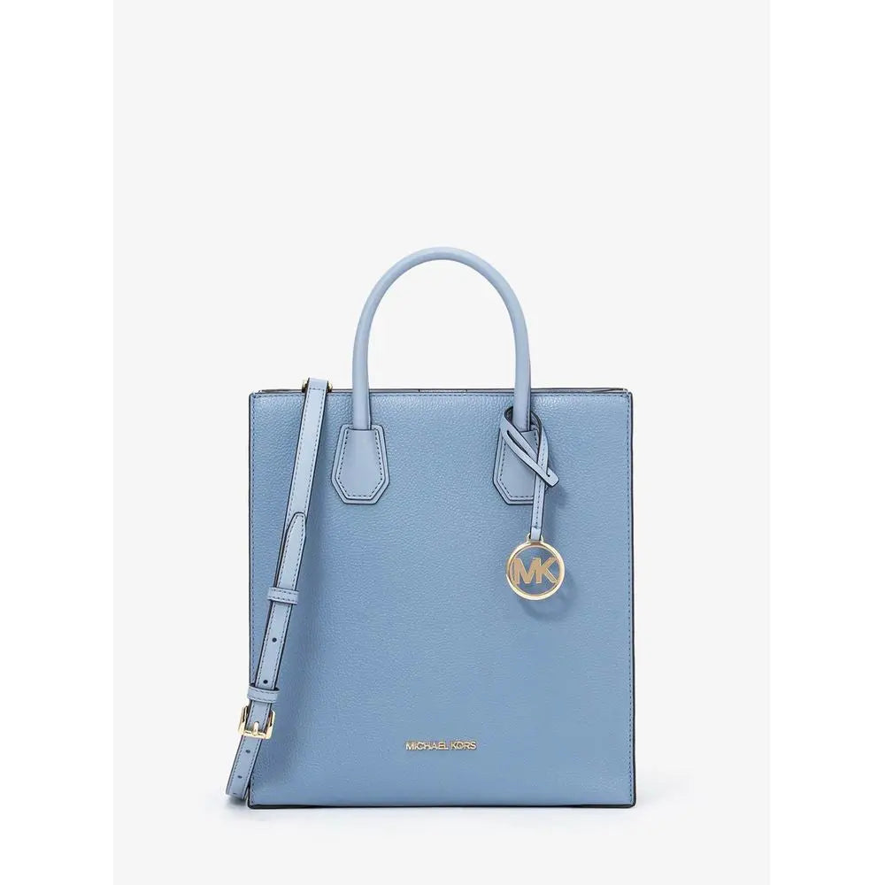 Blue Leather Handbag Michael Kors