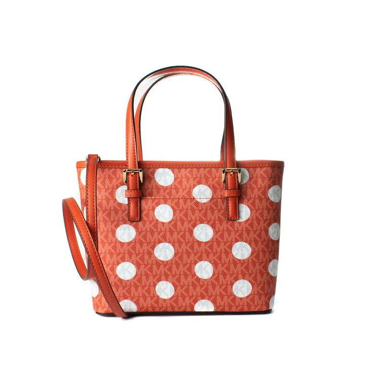 Orange Canvas Tote Bag Michael Kors