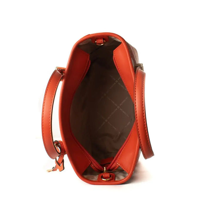 Orange Canvas Tote Bag Michael Kors
