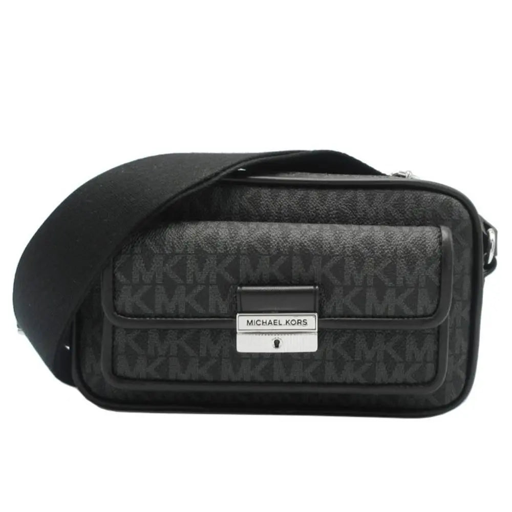 Black Canvas Crossbody Bag Michael Kors