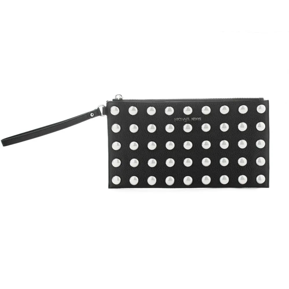 Brown Leather Clutch Bag Michael Kors