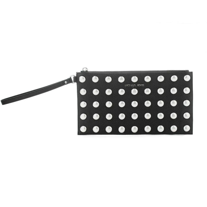 Brown Leather Clutch Bag Michael Kors