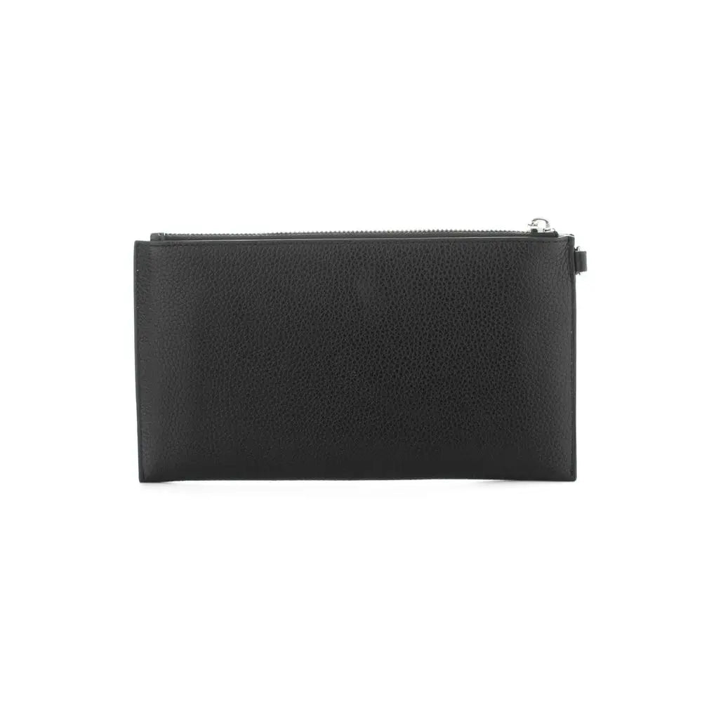 Brown Leather Clutch Bag Michael Kors