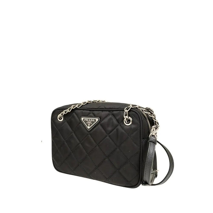 Black Nylon Crossbody Bag Prada