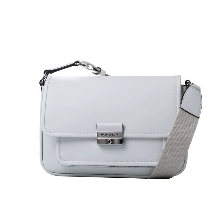 White Leather Shoulder Bag Michael Kors