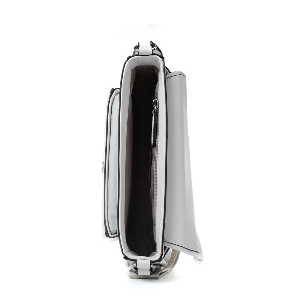 White Leather Shoulder Bag Michael Kors