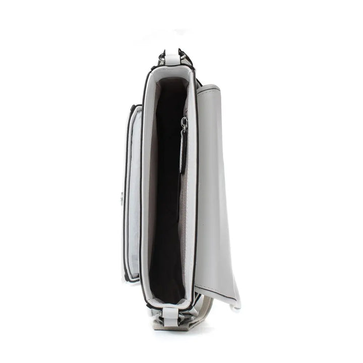 White Leather Shoulder Bag Michael Kors