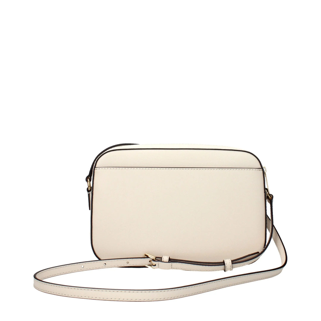 Beige Leather Crossbody Bag Michael Kors