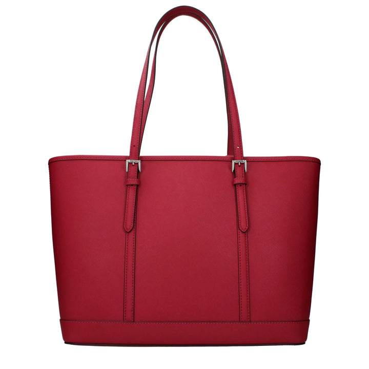 Red Leather Shoulder Bag Michael Kors
