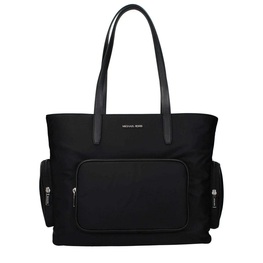 Black Fabric Shoulder Bag Michael Kors