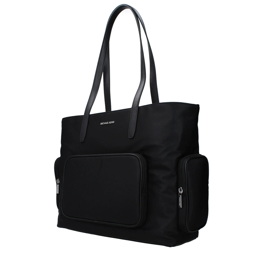 Black Fabric Shoulder Bag Michael Kors