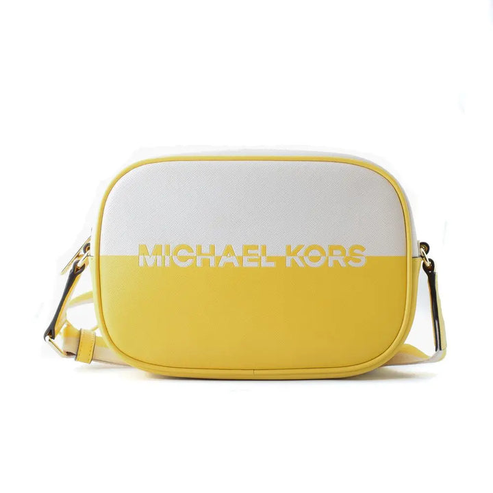 Bicolor Canvas Crossbody Bag Michael Kors