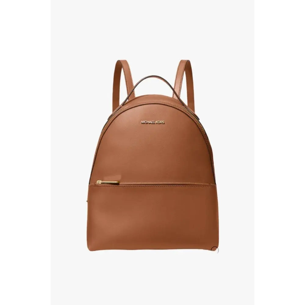 Brown Leather Backpack Michael Kors