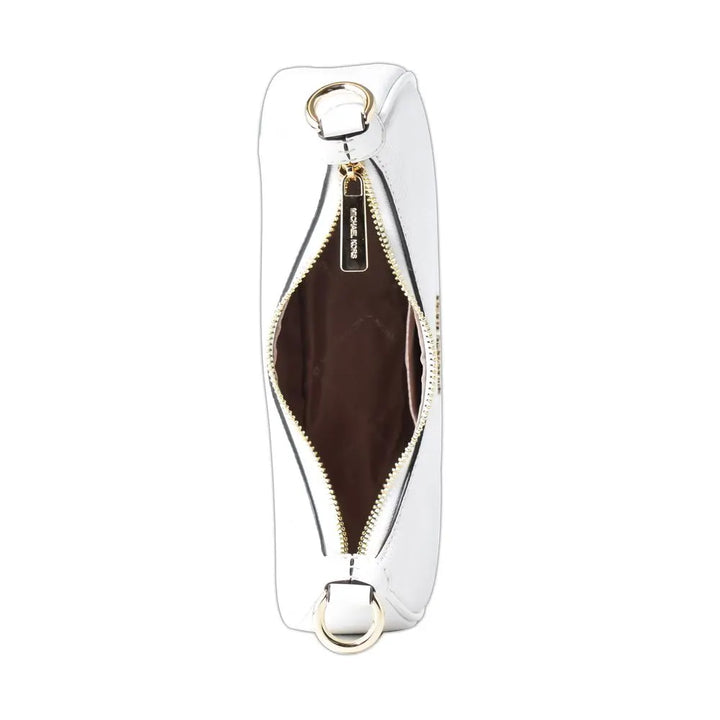 White Leather Shoulder Bag Michael Kors