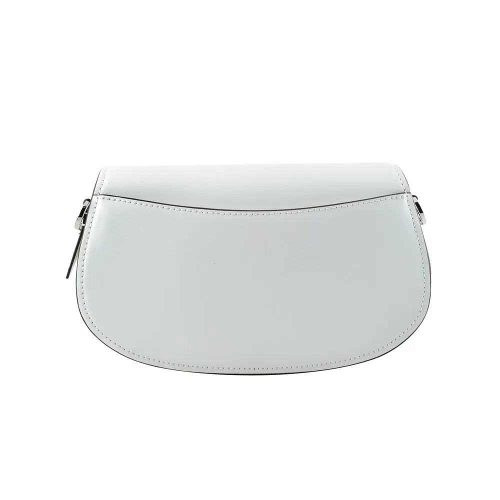 White Leather Shoulder Bag Michael Kors