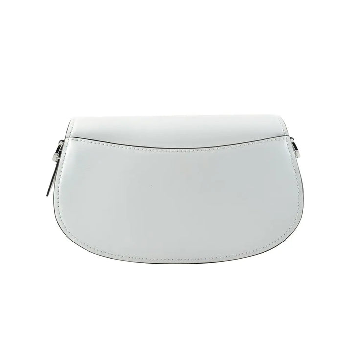 White Leather Shoulder Bag Michael Kors