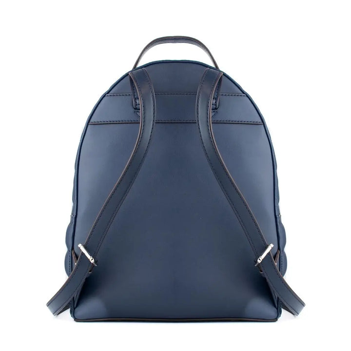Blue Artificial Leather Backpack Michael Kors