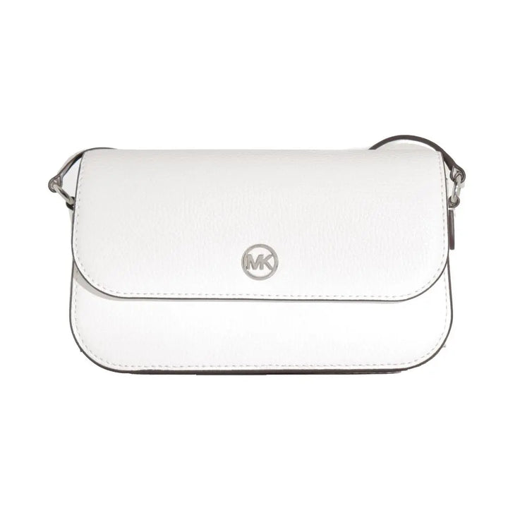 White Leather Crossbody Bag Michael Kors