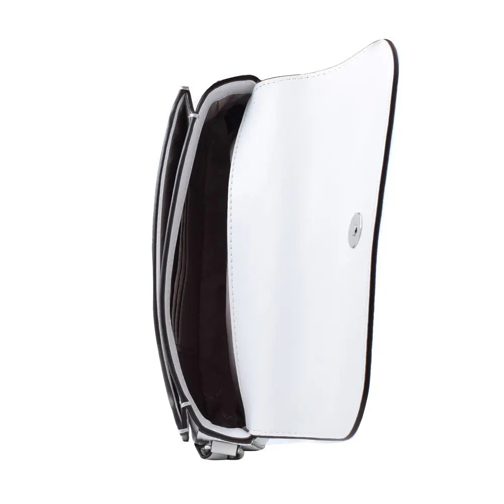 White Leather Crossbody Bag Michael Kors