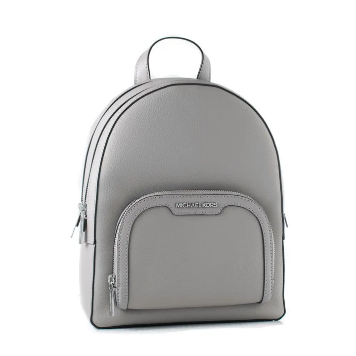 Gray Leather Backpack Michael Kors