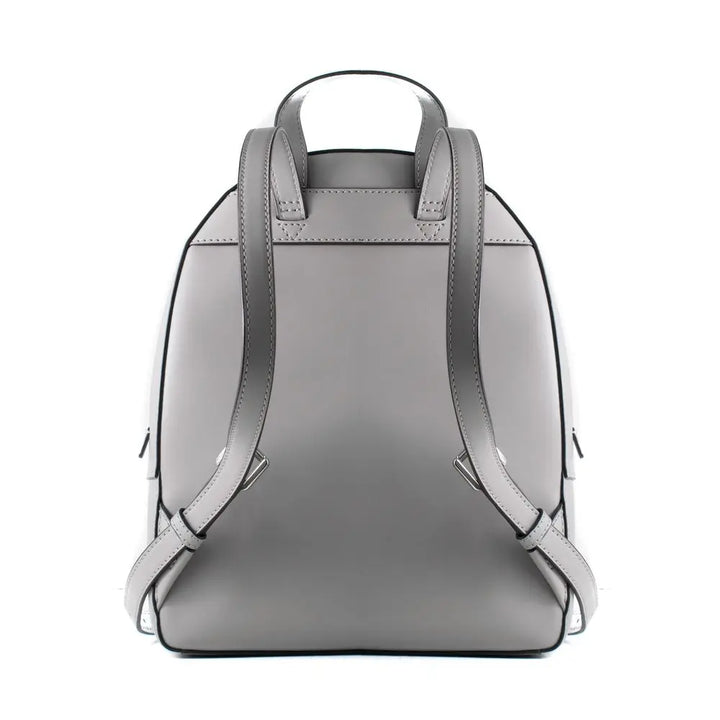 Gray Leather Backpack Michael Kors