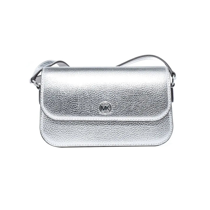 Gray Leather Shoulder Bag Michael Kors