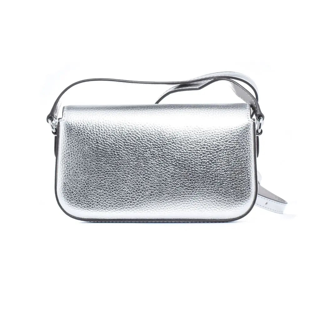 Gray Leather Shoulder Bag Michael Kors
