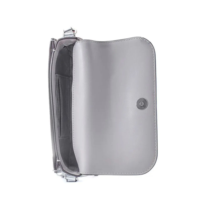 Gray Leather Shoulder Bag Michael Kors