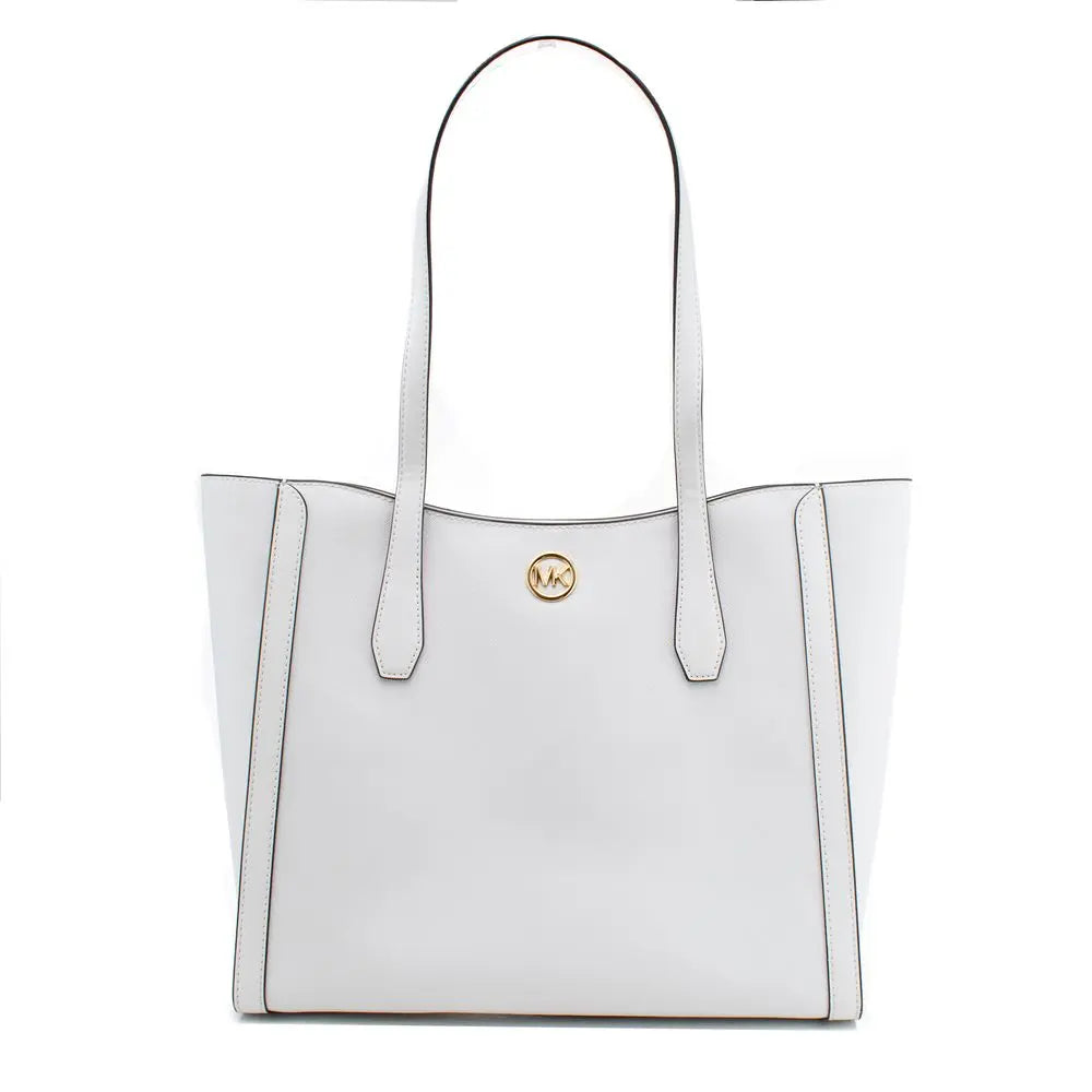 White Canvas Tote Bag Michael Kors