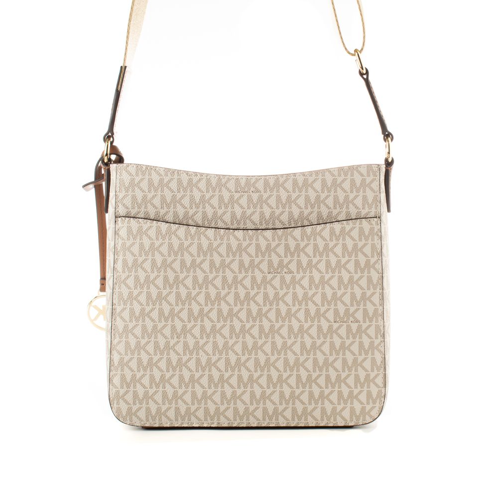 Beige Canvas Crossbody Bag Michael Kors