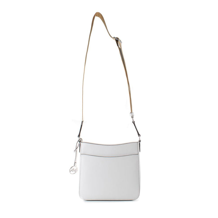 White Canvas Shoulder Bag Michael Kors