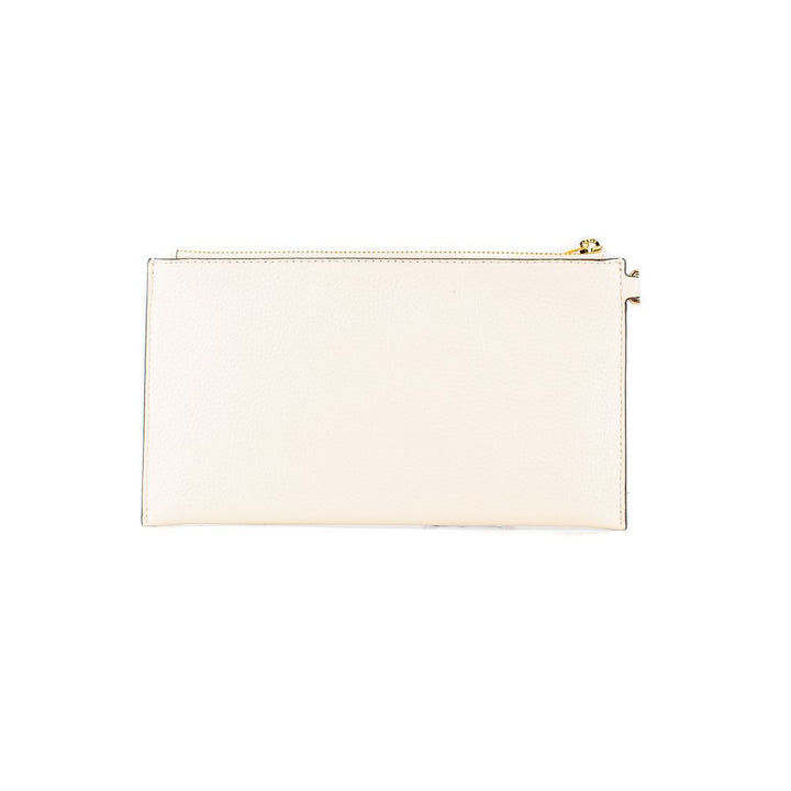 Beige Leather Clutch Bag Michael Kors