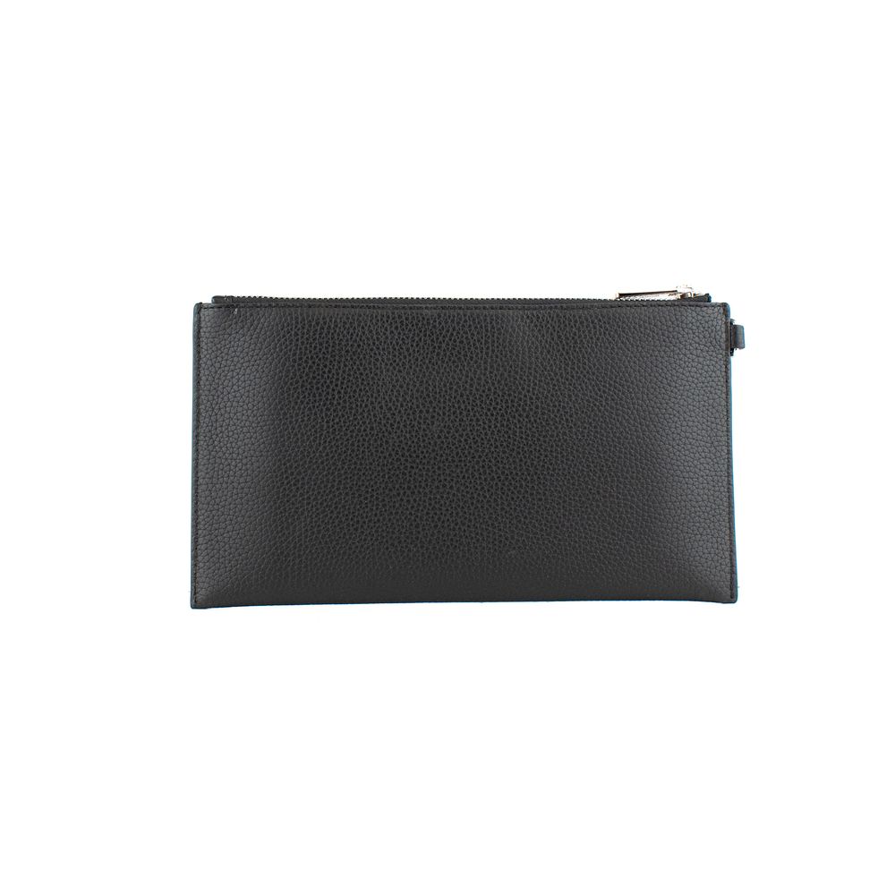 Black Leather Clutch Bag Michael Kors