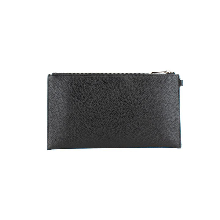 Black Leather Clutch Bag Michael Kors