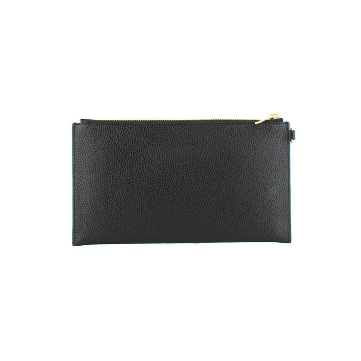 Black Leather Clutch Bag Michael Kors