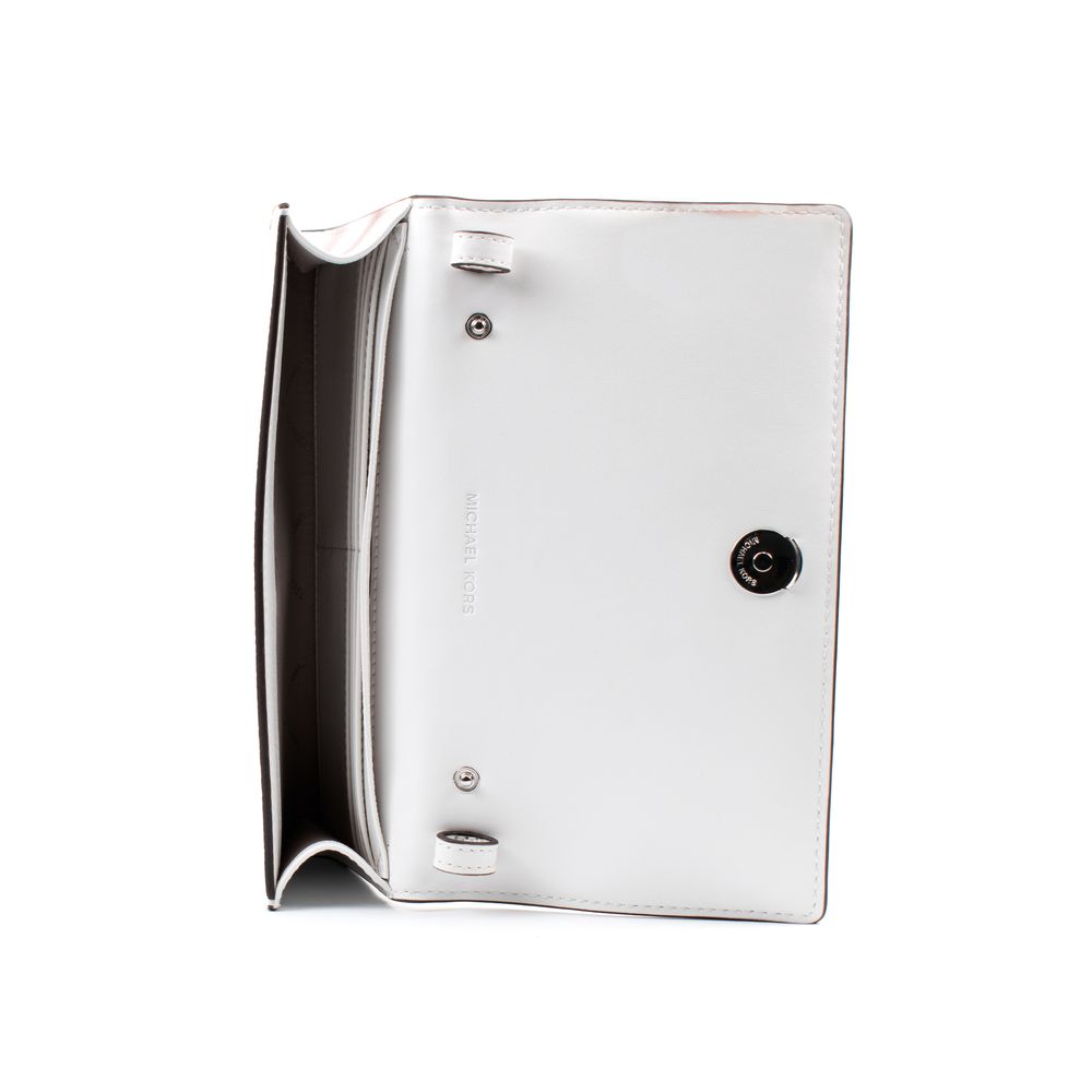 White Leather Crossbody Bag Michael Kors