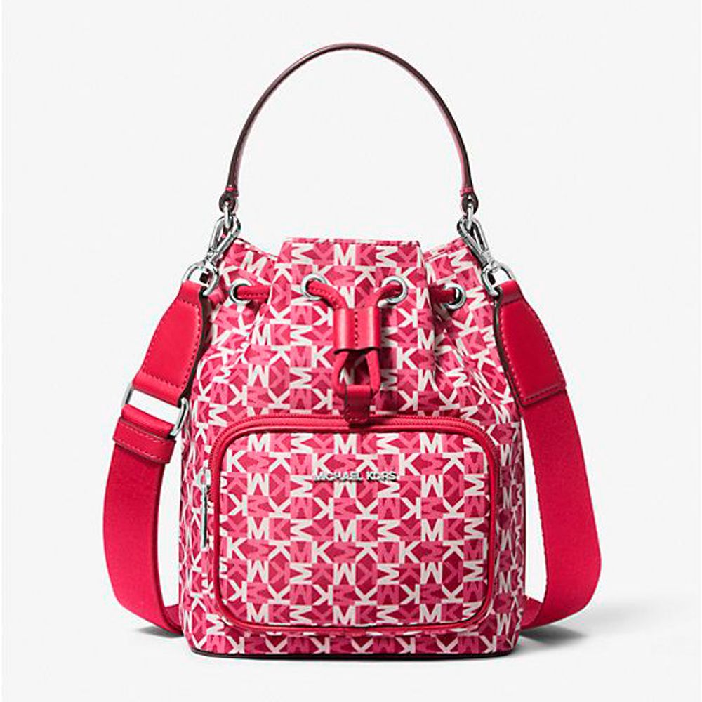 Multicolor Nylon Backet Bag Michael Kors