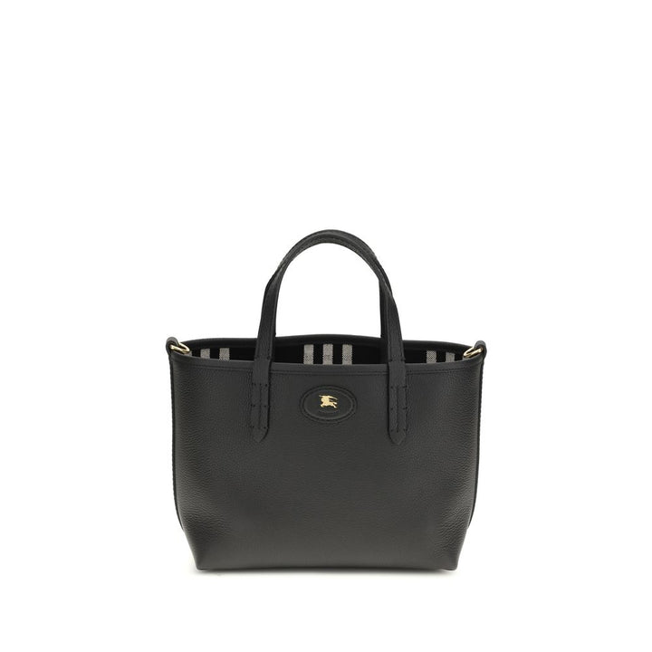 Black Calf Leather Bos Taurus Shoulder Bag Burberry