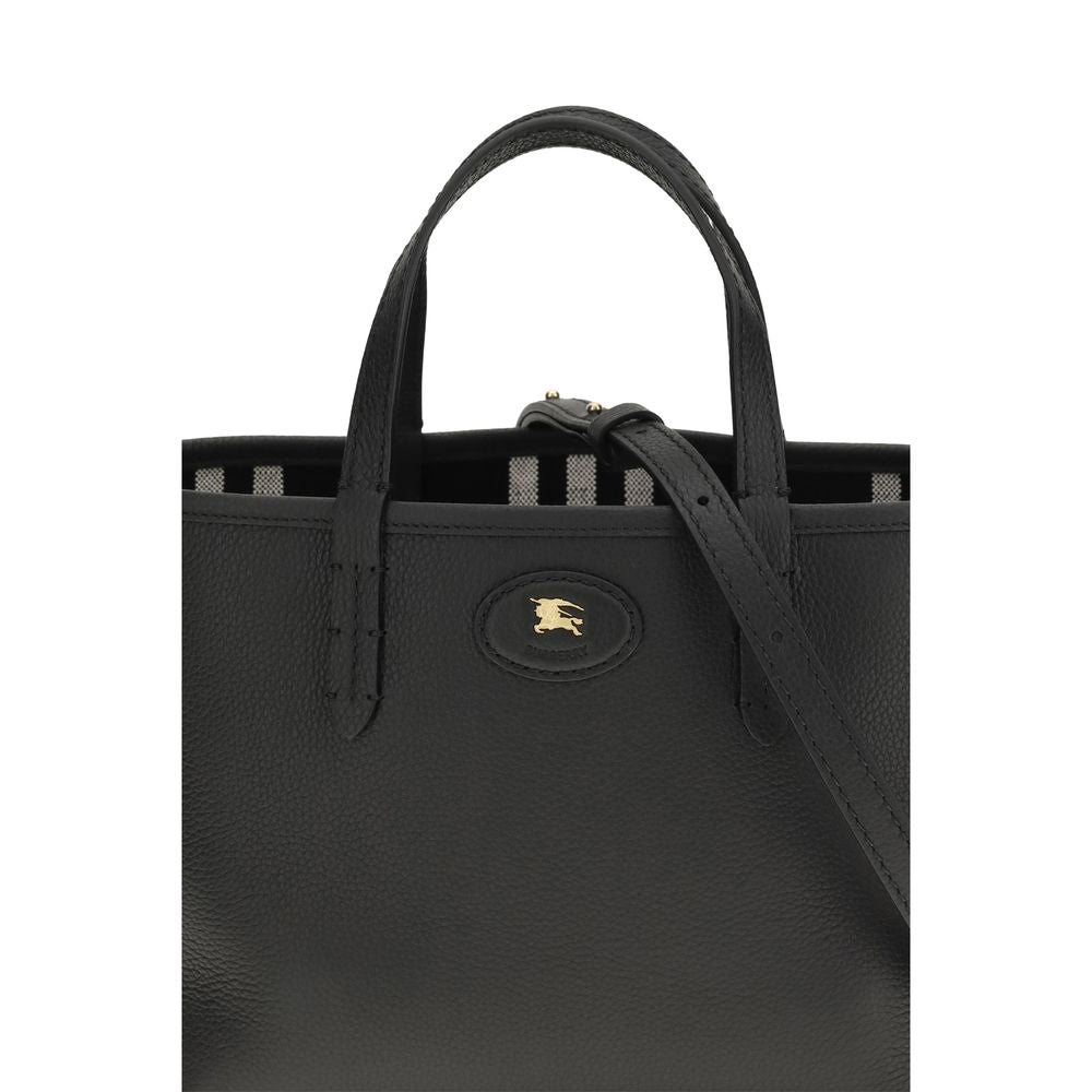 Black Calf Leather Bos Taurus Shoulder Bag Burberry