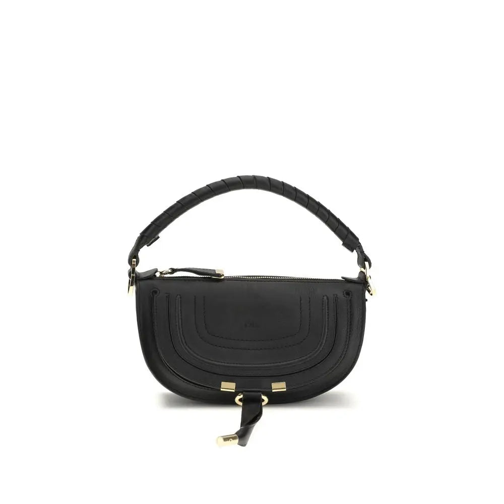 Black Calf Leather Bos Taurus Shoulder Bag Chloé