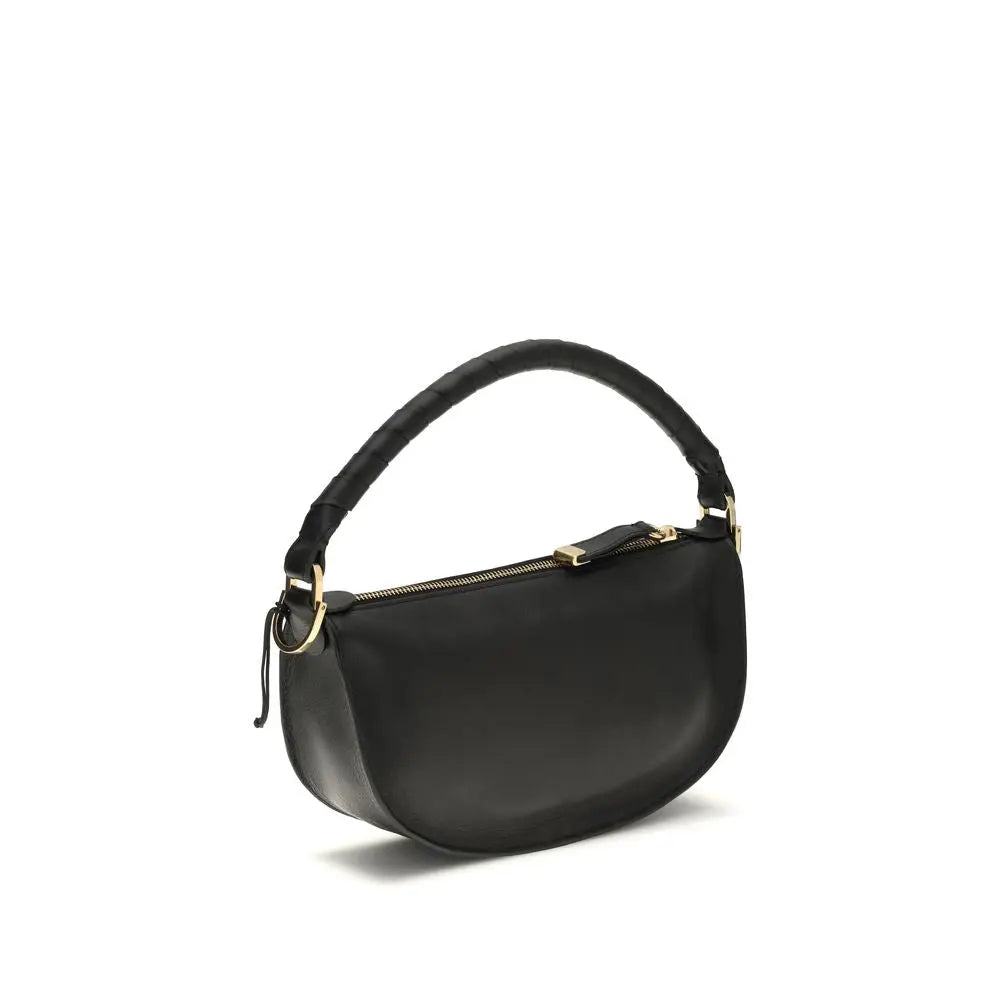 Black Calf Leather Bos Taurus Shoulder Bag Chloé