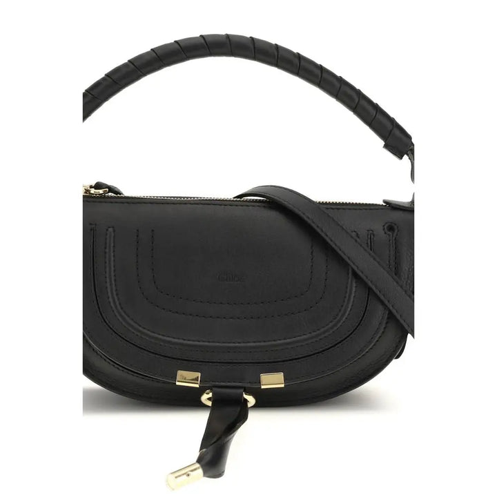 Black Calf Leather Bos Taurus Shoulder Bag Chloé