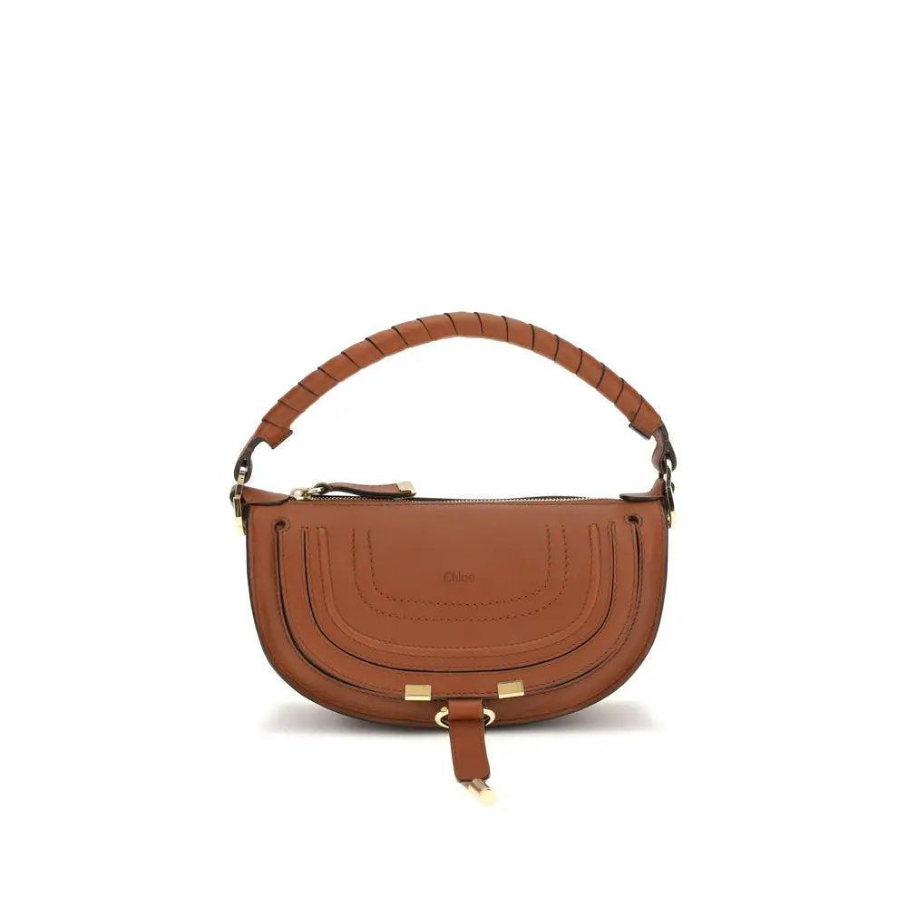 Brown Calf Leather Bos Taurus Shoulder Bag Chloé